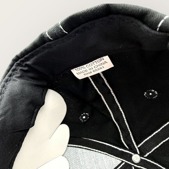 Yamaha Grizzly Rhino Black Adjustable Baseball Cap Hat 100% Cotton Mens - Picture 6 of 6